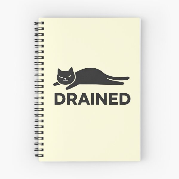 Item preview, Emotionally Exhausted Cat Sticker | Funny Mental Health Funny Introvert Cat Shirt  designed and sold by ZyxDes.