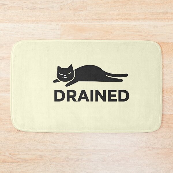 Item preview, Emotionally Exhausted Cat Sticker | Funny Mental Health Funny Introvert Cat Shirt  designed and sold by ZyxDes.