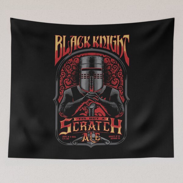Item preview, Holy Grail Black Knight Tis But A Scratch Ale Essential designed and sold by MWFASHION.