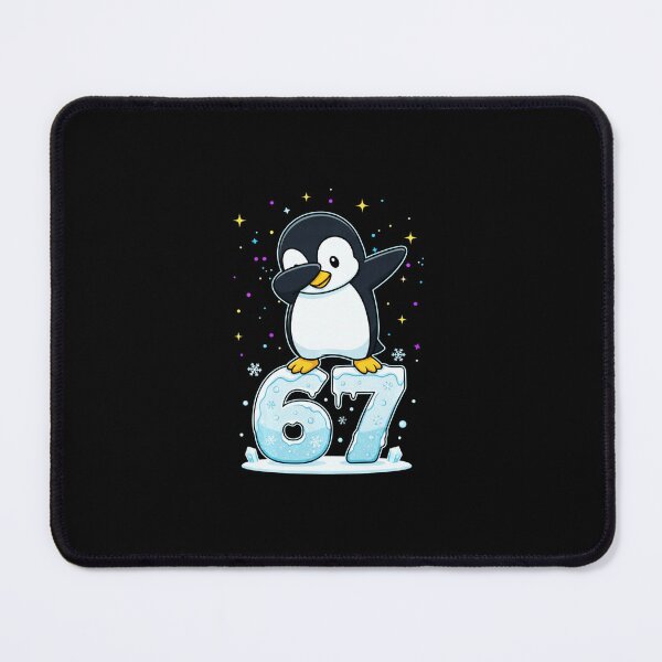 Item preview, Dabbing Penguin 67 Funny Six Seven Gen Z Slang Meme Cute Long Sleeve designed and sold by gladysenglish.