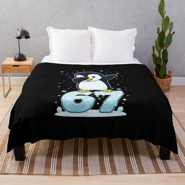 Item preview, Dabbing Penguin 67 Funny Six Seven Gen Z Slang Meme Cute Long Sleeve designed and sold by gladysenglish.