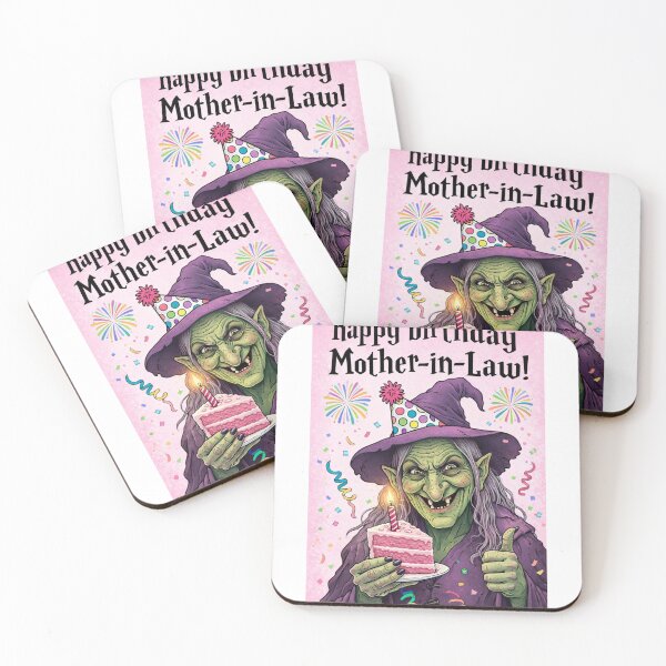 Item preview, Happy Birthday Mother In Law Witch Party Humor designed and sold by Aryabek.