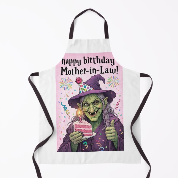 Item preview, Happy Birthday Mother In Law Witch Party Humor designed and sold by Aryabek.