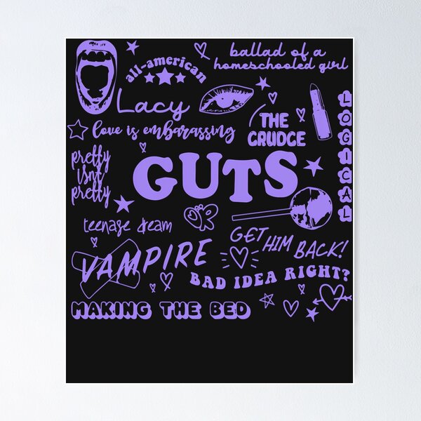 Olivia Rodrigo Vampire Wall Art for Sale | Redbubble