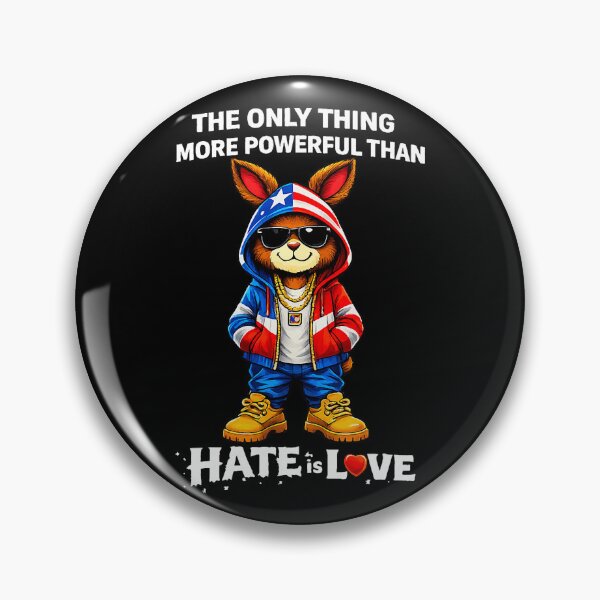 Item preview, The Only Thing More Powerful Than Hate is Love Bunny designed and sold by michealhunt1.