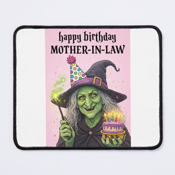 Item preview, Happy Birthday Mother In Law Witch Wicked designed and sold by Aryabek.