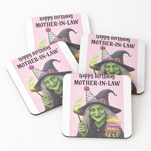 Item preview, Happy Birthday Mother In Law Witch Wicked designed and sold by Aryabek.