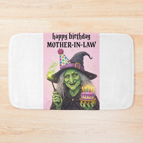 Item preview, Happy Birthday Mother In Law Witch Wicked designed and sold by Aryabek.
