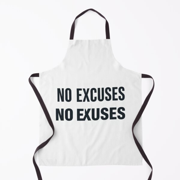 Item preview, No Excuses Sticker – Athlete Motivation Gym Quote Sticker designed and sold by Femwealth.