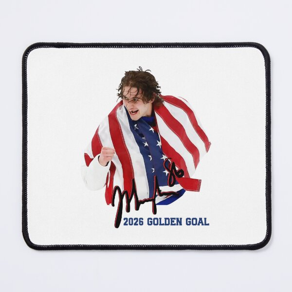 Item preview, Jack Hughes USA Hockey Golden Goal 2026 Hockey designed and sold by StickLoveFamily.