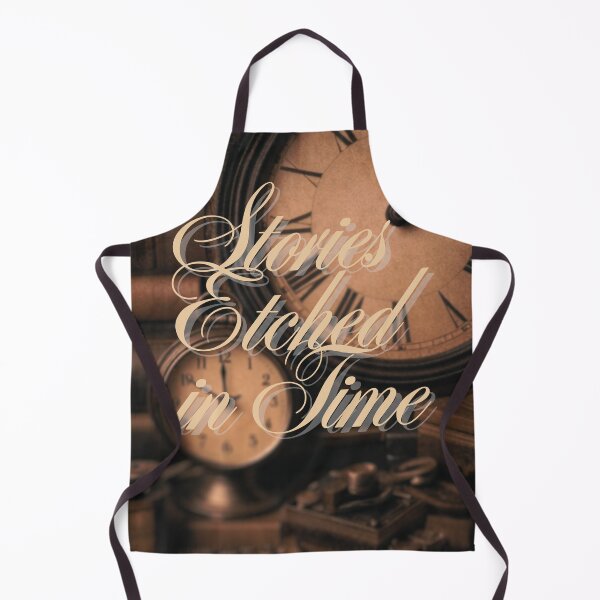 Item preview, Stories Etched in Time - Vintage Antique Clock Art designed and sold by Soluna Studio.
