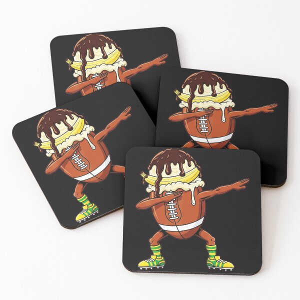 Item preview, Dabbing Football Ice Cream Funny Sports Cartoon  designed and sold by GabrieSketcham.