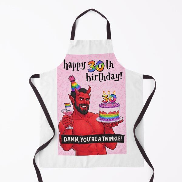 Item preview, Happy 30th Birthday Damn You’re a Twinkle Gay Devil designed and sold by Aryabek.