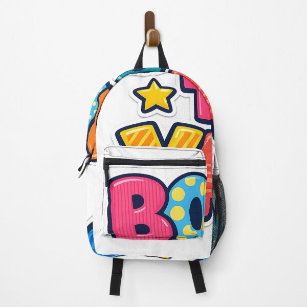 Item preview, Copy of Born To Yap Colorful Retro Bubble Letter Typography designed and sold by Pawsome Quotes.