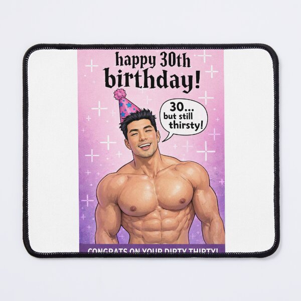 Item preview, Happy 30th Birthday Dirty Thirty Still Thirsty Gay designed and sold by Aryabek.