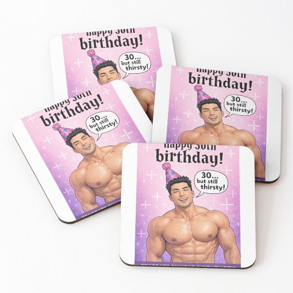 Item preview, Happy 30th Birthday Dirty Thirty Still Thirsty Gay designed and sold by Aryabek.