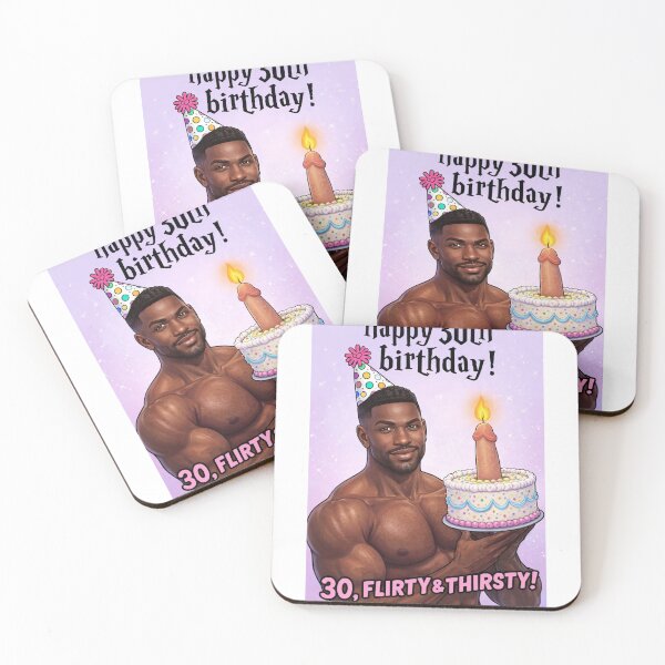 Item preview, Happy 30th Birthday 30 Flirty and Thirsty Gay Daddy designed and sold by Aryabek.
