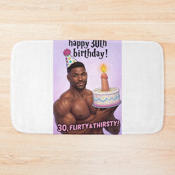 Item preview, Happy 30th Birthday 30 Flirty and Thirsty Gay Daddy designed and sold by Aryabek.