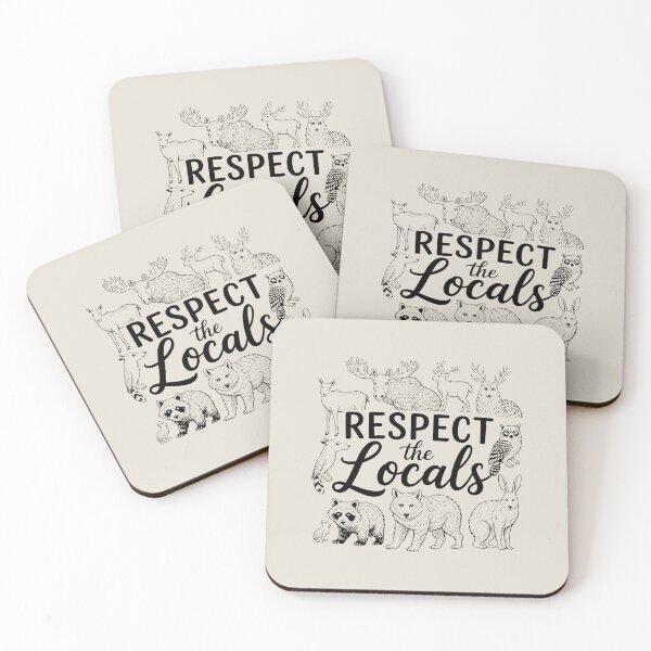 Item preview, Respect the Locals Wildlife Day designed and sold by Shirtinho Store.