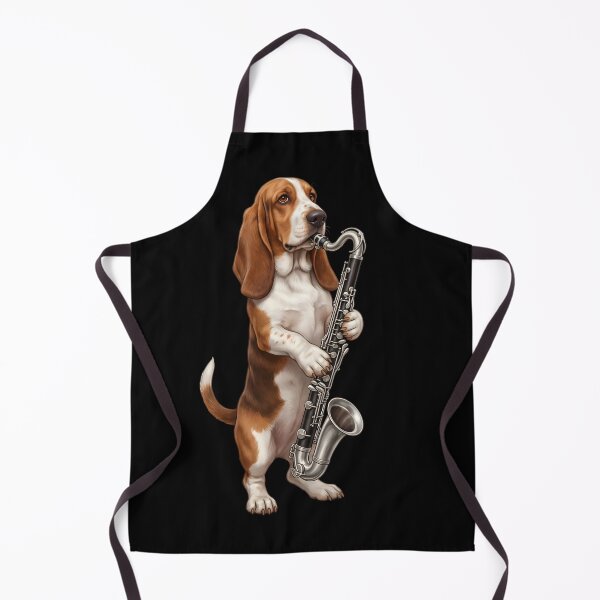 Item preview, Basset Hound Playing Bass Clarinet Player Bass Clarinetist Dog Lover designed and sold by TerryConnells.