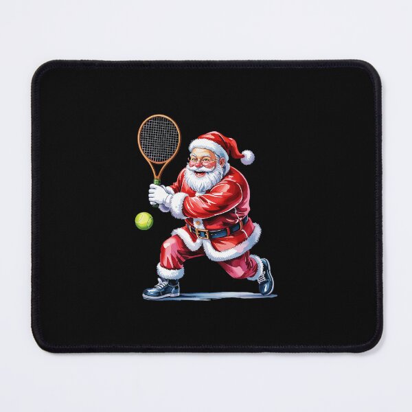 Item preview, Santa Playing Tennis Funny Christmas Sport Lovers Holiday  designed and sold by WayTBeenkenArt.