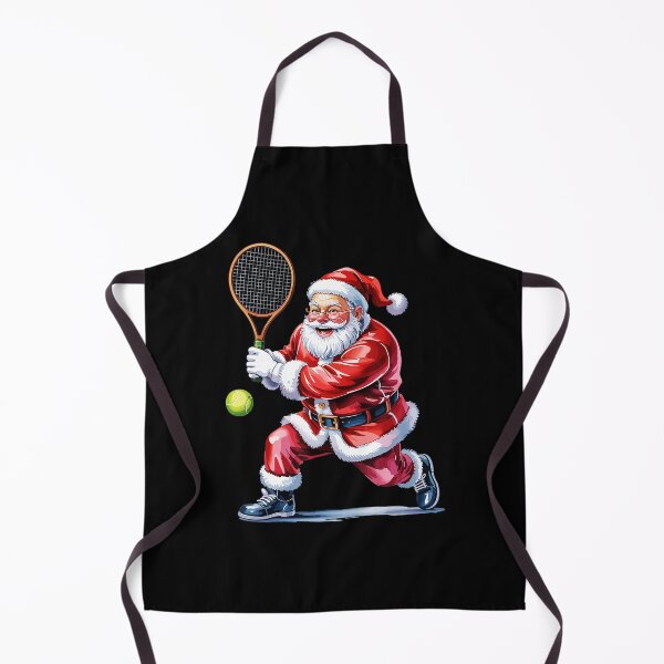 Item preview, Santa Playing Tennis Funny Christmas Sport Lovers Holiday designed and sold by WayTBeenkenArt.