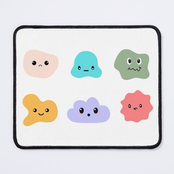 Item preview, Emotional Blob Squad – Cute Mood Characters designed and sold by printogoal.