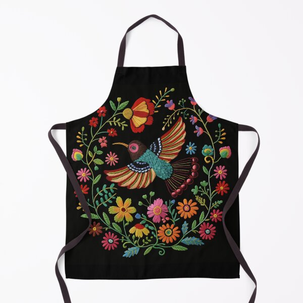 Item preview, Mexican Embroidery Pattern Art Birds Flowers designed and sold by xiao xuans.