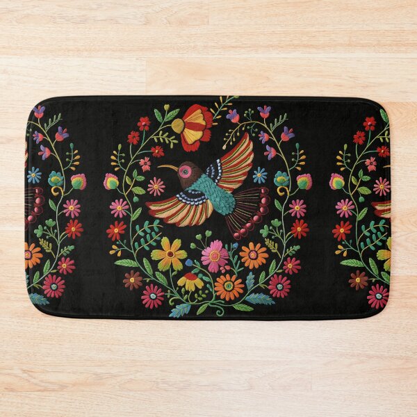 Item preview, Mexican Embroidery Pattern Art Birds Flowers designed and sold by xiao xuans.