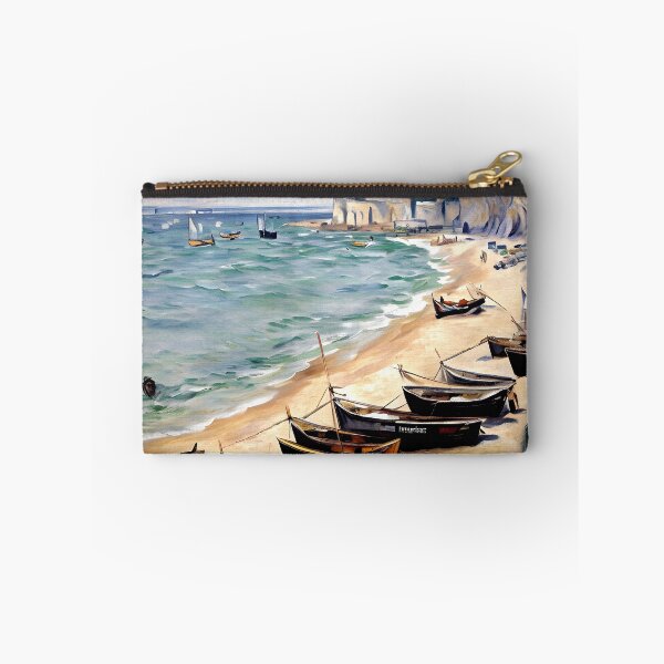 Item preview, Boats on the Beach at Étretat designed and sold by artdesignsnow.