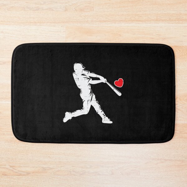 Item preview, Love Baseball Swing Heart Minimal Sports  designed and sold by miaa-artistshop.