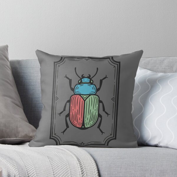 Item preview, Vintage Colorful Beetle Specimen Illustration Art designed and sold by BRU Design.