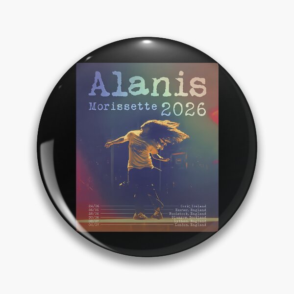 Artikelvorschau, Alanis Morissette UK Little Jagged Pill Tour 2026 entworfen und verkauft von ShopRaSh.