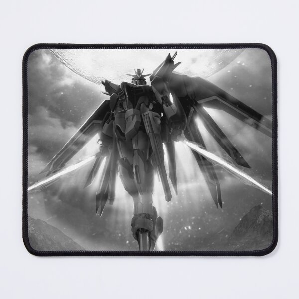 Item preview, black white STTS-909 Rising Freedom Gundam seed moon night digital imaging illustration digital art designed and sold by sabartgunpla.