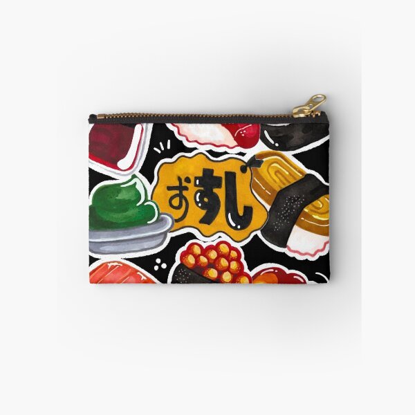 Item preview, Doodle kawaii sushi set cute japanese graphic elements designed and sold by lazypencil.art.