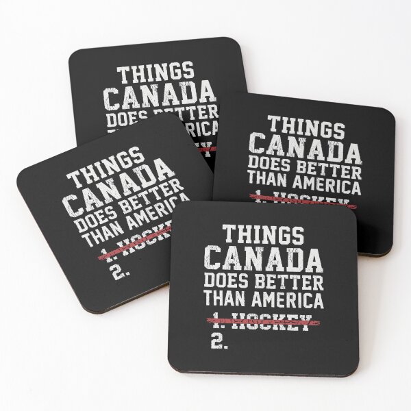 Item preview, Funny USA Hockey Things Canada Does Better Than America Sarcastic Ice Hockey Gift designed and sold by StickLoveFamily.