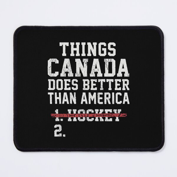 Item preview, Funny USA Hockey Things Canada Does Better Than America Sarcastic Ice Hockey Gift designed and sold by StickLoveFamily.