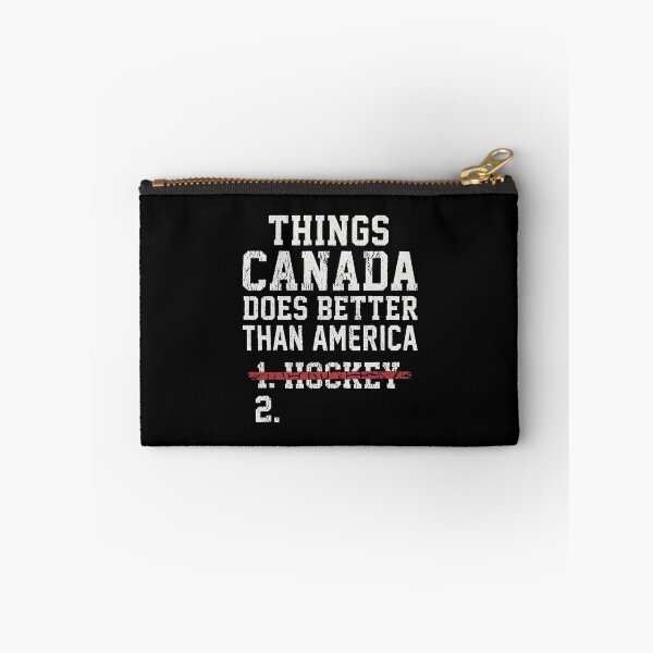 Item preview, Funny USA Hockey Things Canada Does Better Than America Sarcastic Ice Hockey Gift designed and sold by StickLoveFamily.