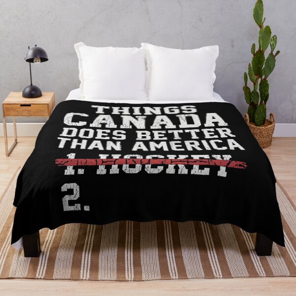 Item preview, Funny USA Hockey Things Canada Does Better Than America Sarcastic Ice Hockey Gift designed and sold by StickLoveFamily.
