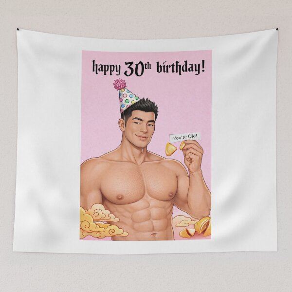 Item preview, Happy 30th Birthday You’re Old Fortune Cookie Joke designed and sold by Aryabek.
