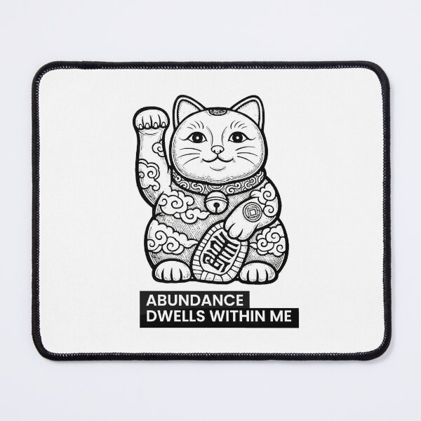 Item preview, Lucky Cat Maneki Neko – Abundance Affirmation Gift Idea designed and sold by PhokaPhokich.