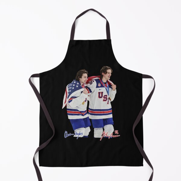 Item preview, Hughes BROTHERHOOD, Jack Hughes and Quinn Hughes Jack Hughes USA Olympic Gold Medal Hockey designed and sold by CLOUDYMOODS.