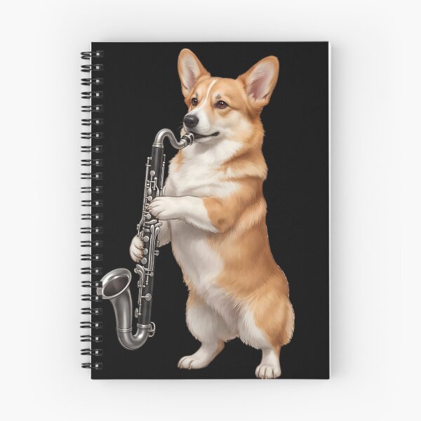 Item preview, Corgi Playing Bass Clarinet Player Bass Clarinetist Dog Lover designed and sold by TerryConnells.