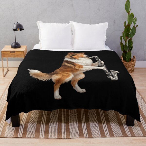 Item preview, Collie Playing Bass Clarinet Player Bass Clarinetist Dog Lover designed and sold by TerryConnells.