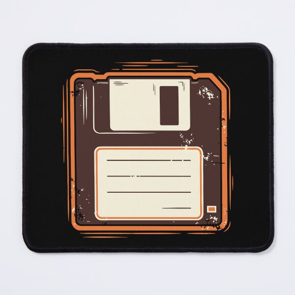 Item preview, Retro Vintage 3.5 Inch Floppy Disk Art designed and sold by BRU Design.
