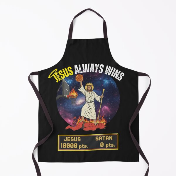 Item preview, JESUS ALWAYS WINS | JESUS DUNKS ON SATAN designed and sold by UnboundFull.