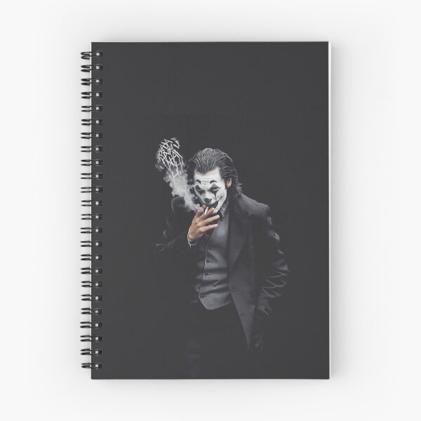 Item preview, The Laughing Smoke - Joker Minimalist Cinematic Portrait designed and sold by Midnight Nebula.