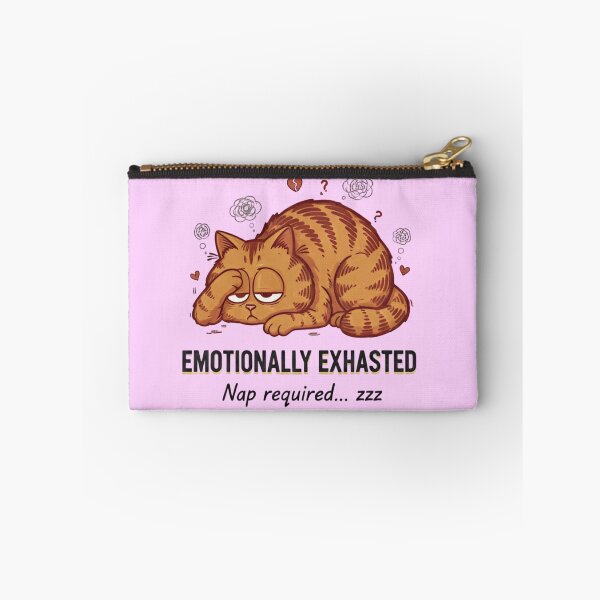 Item preview, Chronically Tired Cat  Emotionally Exhausted Meme  Funny Mental Health Funny Cat Shirt  designed and sold by ZyxDes.