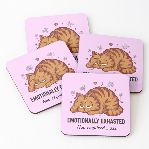 Item preview, Chronically Tired Cat  Emotionally Exhausted Meme  Funny Mental Health Funny Cat Shirt  designed and sold by ZyxDes.