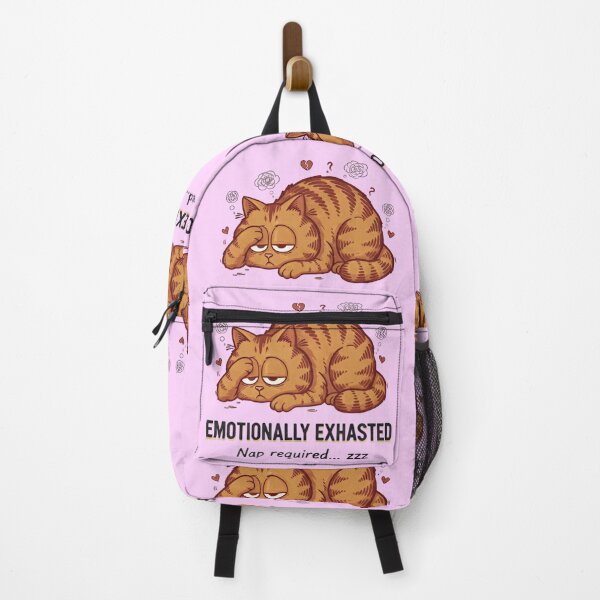 Item preview, Chronically Tired Cat Emotionally Exhausted Meme Funny Mental Health Funny Cat Shirt designed and sold by ZyxDes.